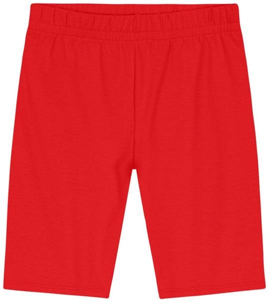 Bermuda Ciclista Básica MeninaVermelho