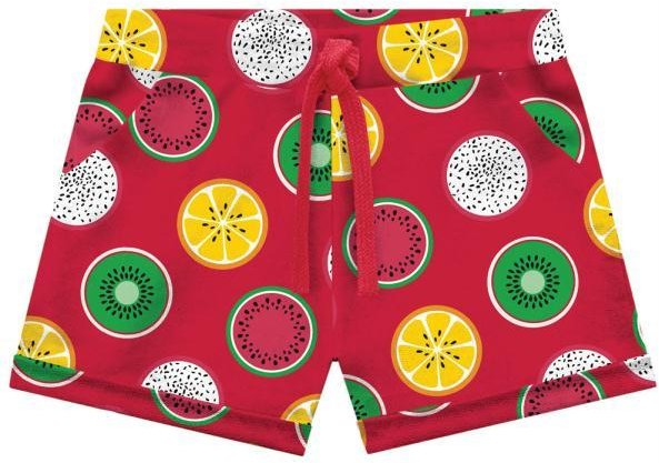 Imagem principal Short Infantil MeninaVermelho Kyly Kyly