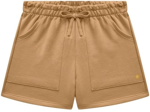 Imagem principal Short Infantil Menina Básico Marrom Kyly Kyly