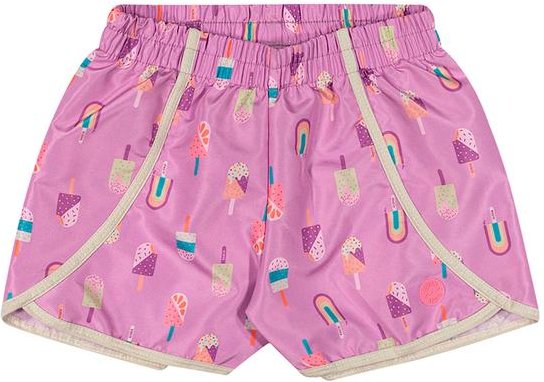 Imagem principal Short Infantil Menina Estampado Tactel Roxo Elian Elian