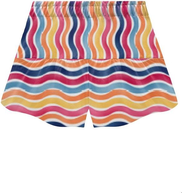 Imagem principal Short Infantil Menina Listras Rosa Nanai Nanai