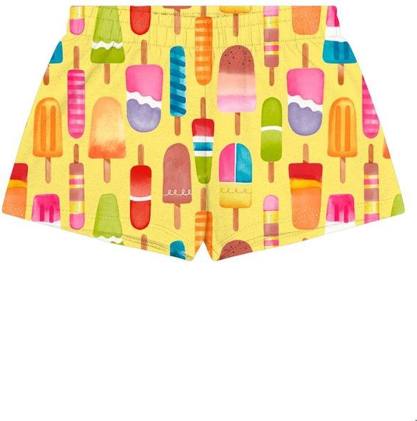 Imagem principal Short Infantil Menina Pocolés Amarelo Kyly Kyly
