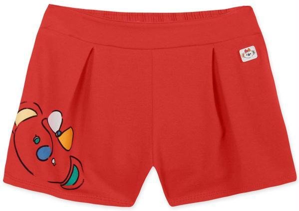 Imagem principal Short Infantil Menina Vermelho Lilica Ripilica Lilica Ripilica