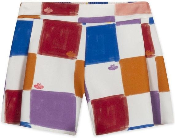 Imagem principal Short Quadriculado Infantil Feminino Branco Lilica Ripilica Lilica Ripilica