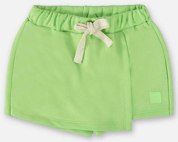 Imagem principal Short-Saia Infantil em Moletom Verde Up Baby Up Baby