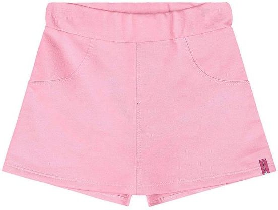 Imagem principal Short-Saia Moletom Menina Rosa Quimby Quimby