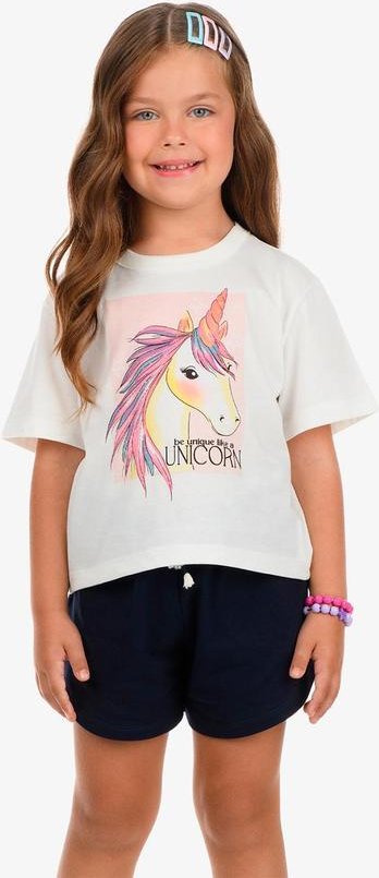 Imagem principal Shorts Feminino Moletom Azul Rovi Kids Rovi Kids