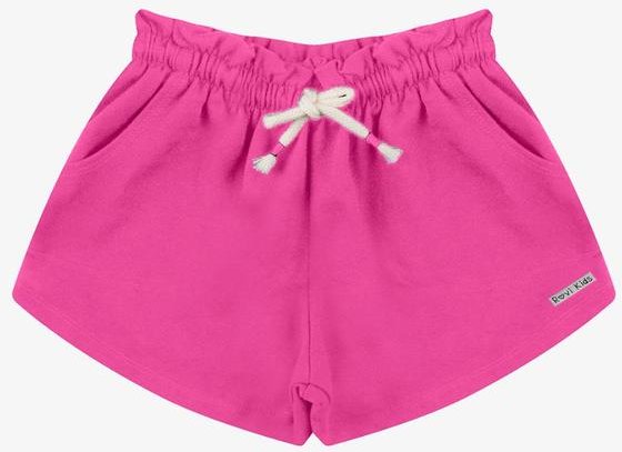 Imagem principal Shorts Feminino Moletom Rosa Rovi Kids Rovi Kids
