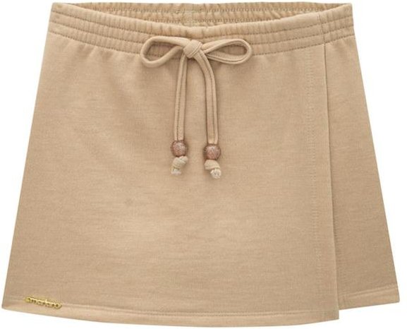 Imagem principal Shorts Menina em Fleece Jeans Bege Marlan Marlan