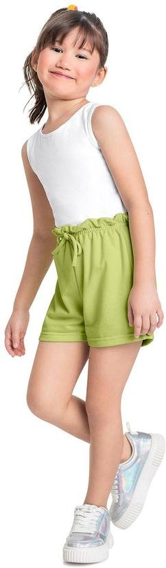 Imagem principal Shorts para Menina em Moletom Verde Bee Loop Bee Loop