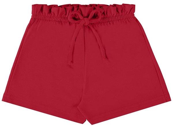 Imagem principal Shorts para Menina em Moletom Vermelho Bee Loop Bee Loop
