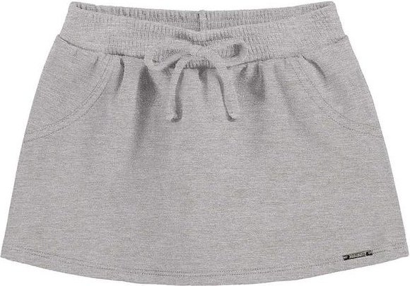 Imagem principal Shorts Saia Cadarço Frontal Moletom Cinza Alakazoo Alakazoo