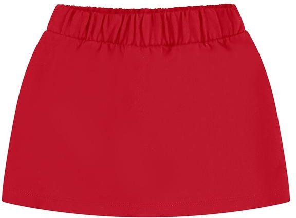 Shorts Saia Moletom Vermelho
