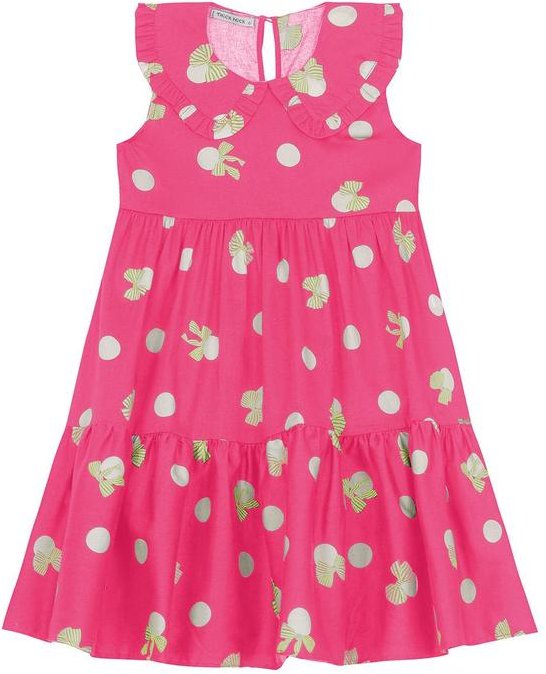 Imagem principal Vestido Infantil em Popeline Rosa Trick Nick Trick Nick