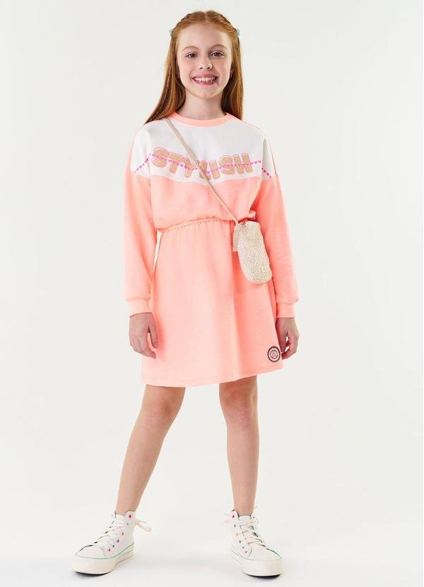 Imagem principal Vestido com Bolsa Laranja Neon Abrange Abrange