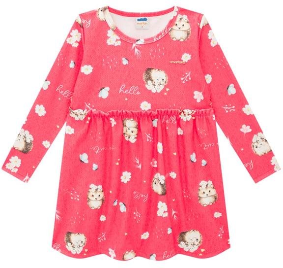 Imagem principal Vestido em Molecotton Floresta Encantada Rosa Marlan Marlan