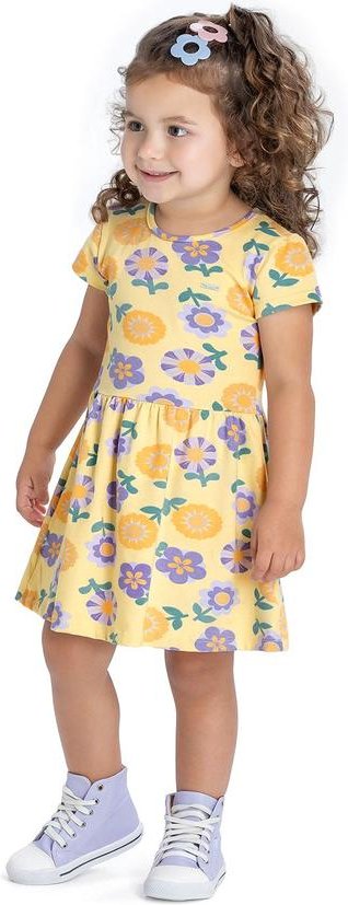 Imagem principal Vestido Feminino Infantil Amarelo Elian Elian