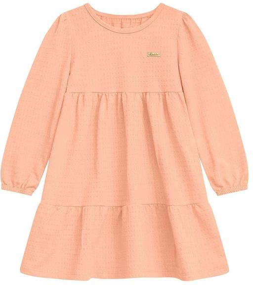 Vestido Infantil Ana Bola com Plaquinha Rosa