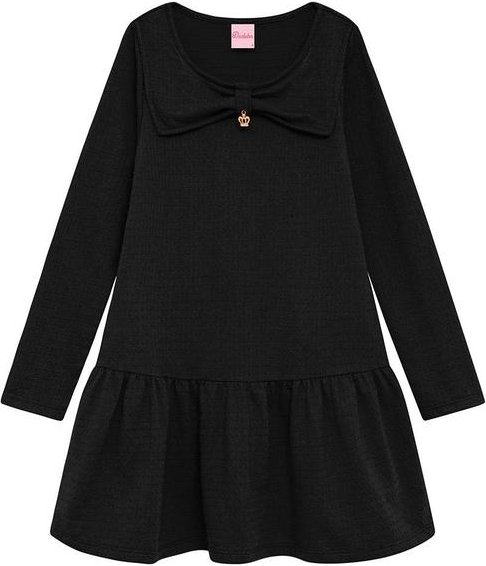Imagem principal Vestido Infantil Ana Bola Preto Duduka Duduka
