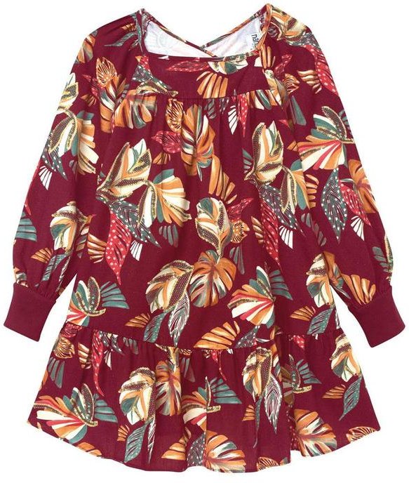 Imagem principal Vestido Infantil em Linho Menina Vermelho Nanai Nanai