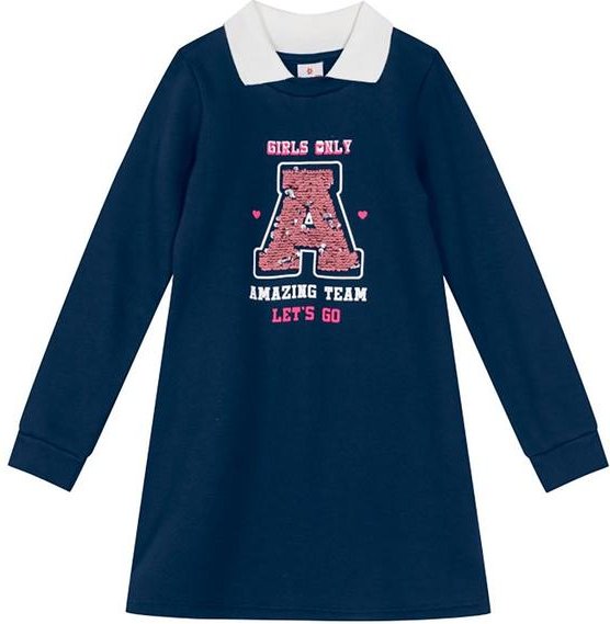 Imagem principal Vestido Infantil Menina Azul Brandili Brandili