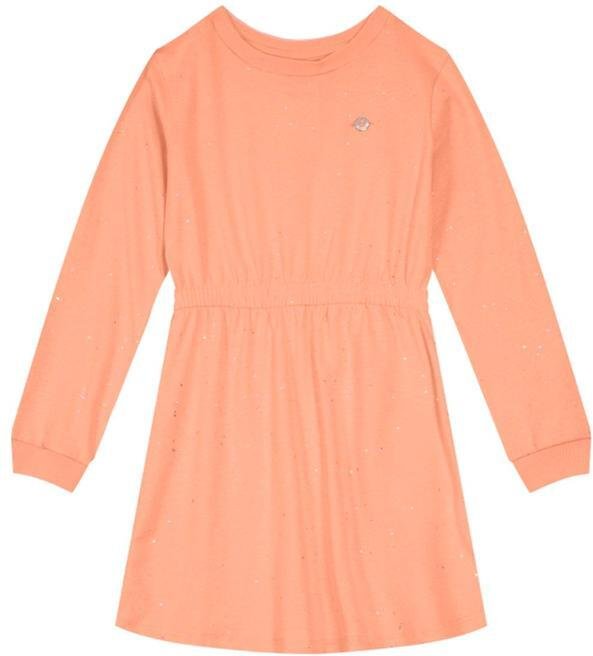 Vestido Infantil Menina em Molecotton Rosa