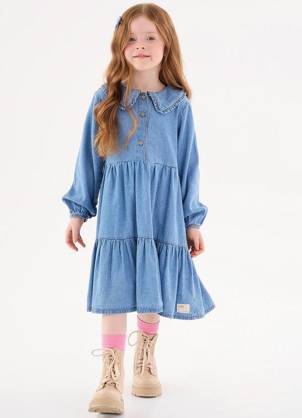 Imagem principal Vestido Jeans Infantil Azul Up Baby Up Baby