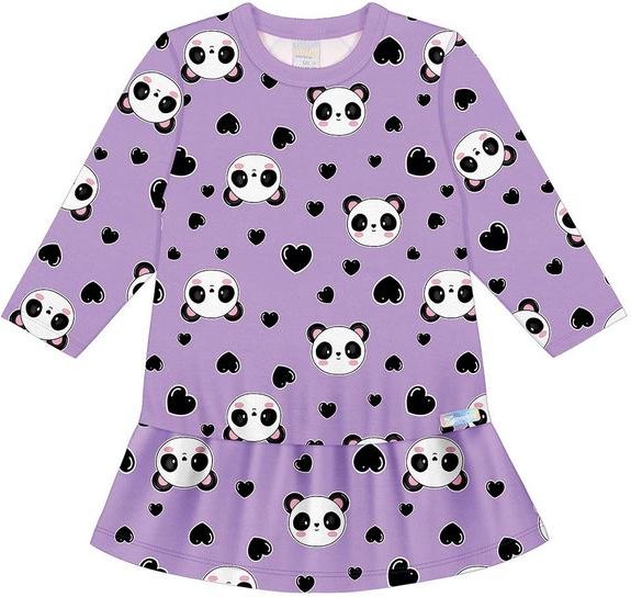 Imagem principal Vestido Panda Lilás Abrange Abrange
