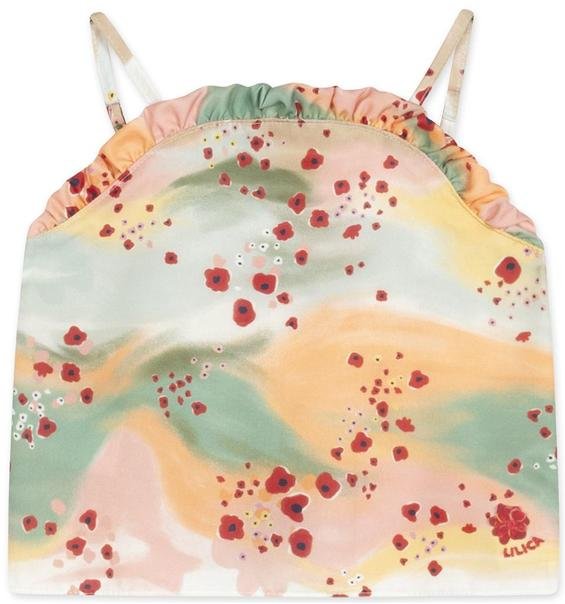 Imagem principal Regata Aquarela Infantil Feminina Laranja Lilica Ripilica Lilica Ripilica