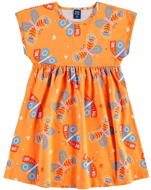 Imagem principal Vestido Borboletas Infantil Amarelo Bee Loop Bee Loop