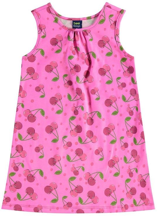 Vestido Cerejinhas Infantil Roxo