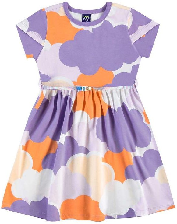 Imagem principal Vestido com Cinto Infantil Roxo Bee Loop Bee Loop