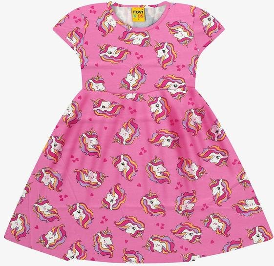 Imagem principal Vestido Cotton Rosa Rovi Kids Rovi Kids