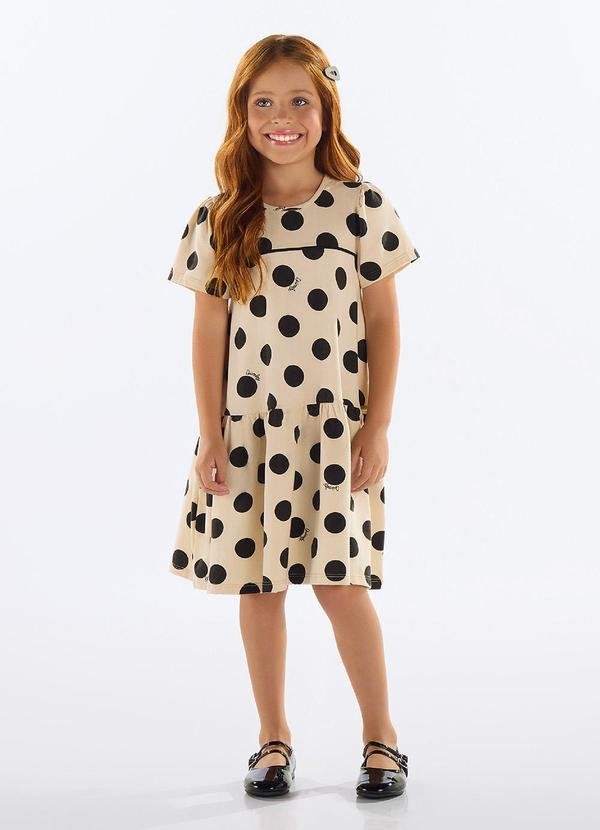 Imagem principal Vestido de Bolinhas Infantil Preto Bee Loop Bee Loop