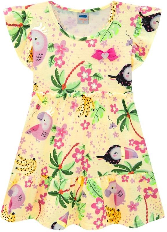 Imagem principal Vestido em Cotton Maquinetado Diversão Verde Marlan Marlan