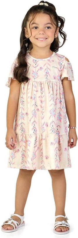 Imagem principal Vestido em Cotton Penteado Romance Bege Marlan Marlan