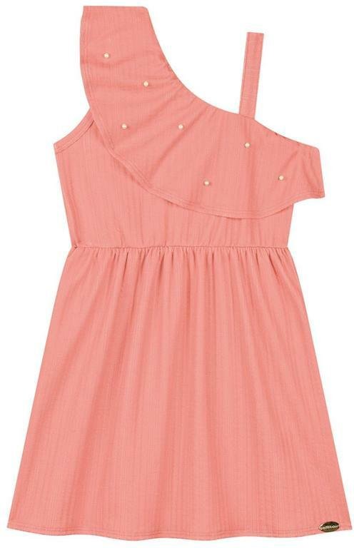 Imagem principal Vestido em Jacquard Tranças Rosa Milli E Nina Milli E Nina