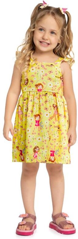 Imagem principal Vestido em Malha Newtech Meu Jardim Amarelo Marlan Marlan