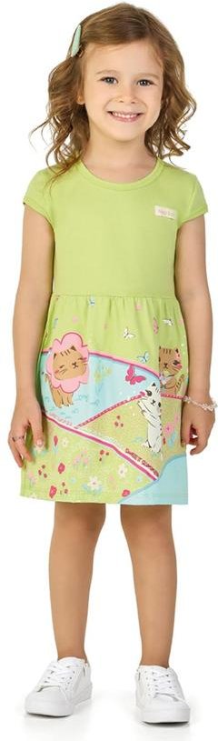 Imagem principal Vestido em Meia Malha Penteada Verde Marlan Marlan