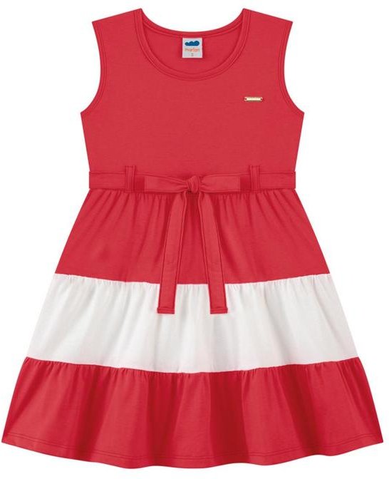 Imagem principal Vestido em Meia Malha Penteada Vermelho Marlan Marlan