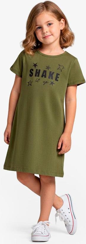 Imagem principal Vestido Feminino Infantil em Molecotton Verde Select Select