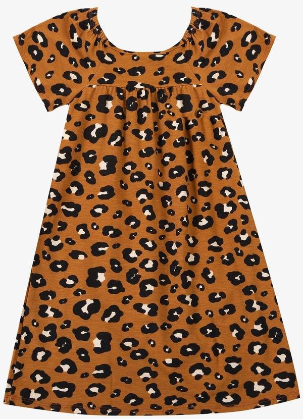 Imagem principal Vestido Feminino Infantil Marrom Select Select