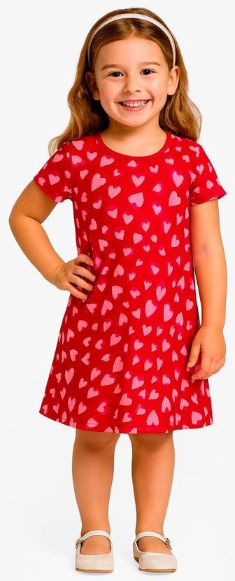 Imagem principal Vestido Feminino Infantil Vermelho Select Select