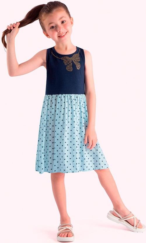 Imagem principal Vestido Infantil com Saia Azul Duduka Duduka