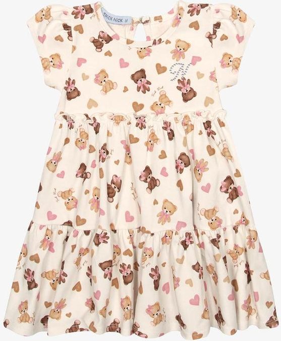 Imagem principal Vestido Infantil Cotton Bege Trick Nick Trick Nick