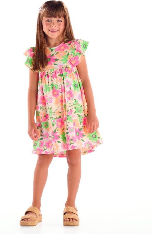 Imagem principal Vestido Infantil Cotton Rosa Quimby Quimby