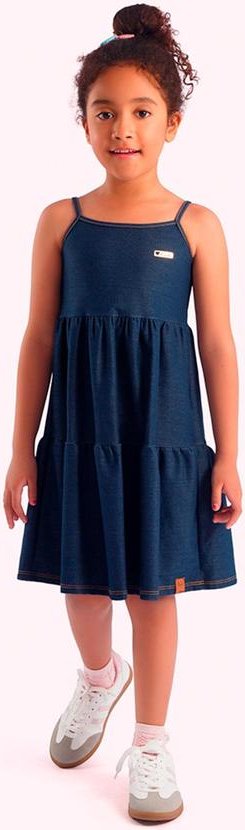 Imagem principal Vestido Infantil Duas Marias Azul Duduka Duduka