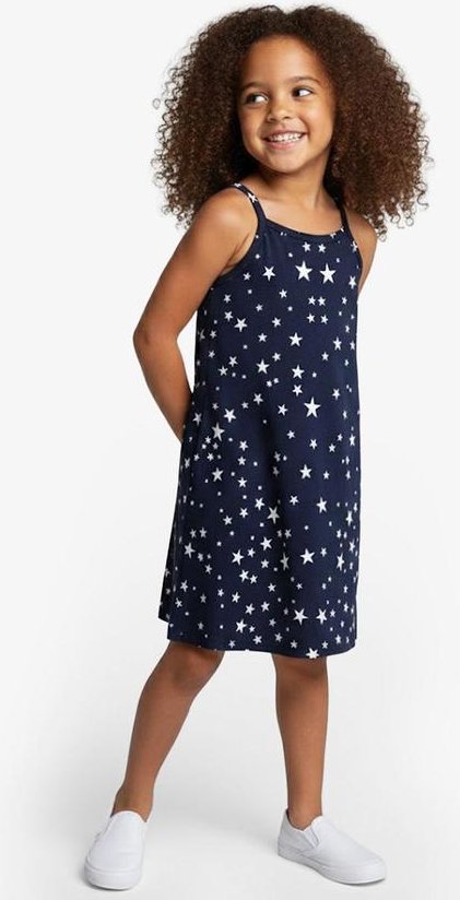 Imagem principal Vestido Infantil em Cotton Leve Rotativo Azul Select Select