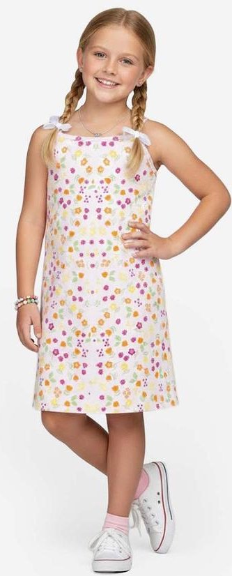 Imagem principal Vestido Infantil em Cotton Leve Rotativo Laranja Select Select