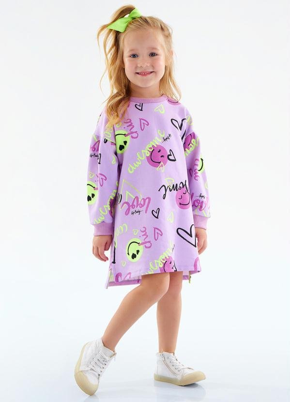 Imagem principal Vestido Infantil em Molecotton Rosa Up Baby Up Baby